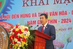 Phó Chủ tịch Ủy ban Nhân dân tỉnh Phú Thọ Hồ Đại Dũng. (Ảnh: Tạ Toàn/TTXVN)