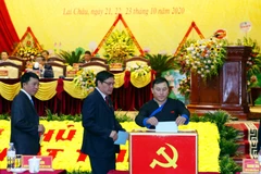 [Photo] Bà Giàng Páo Mỷ tái đắc cử Bí thư Tỉnh ủy Lai Châu