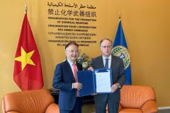 Việt Nam thúc đẩy hợp tác với Tổ chức Cấm Vũ khí Hóa học