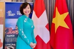 Đại sứ Đặc mệnh toàn quyền Việt Nam tại Thụy Sỹ Lê Linh Lan. (Nguồn: TTXVN phát) 