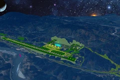 Phối cảnh Cảng hàng không Sa Pa, Lào Cai. (Nguồn: baochinhphu.vn) 