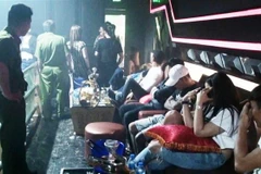 Hiện trường vụ việc. (Ảnh: Thanh Tân/TTXVN) 