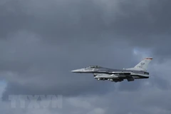 Máy bay chiến đấu F-16 của Không quân Mỹ. (Ảnh: AFP/TTXVN)