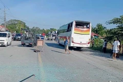 Hiện trường vụ đánh bom. (Nguồn: philstar.com) 