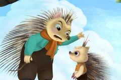 Những hình ảnh trong “Phương thuốc kỳ diệu” - bộ phim hoạt hình cắt giấy vi tính, thời lượng 10 phút với những nhân vật ngộ nghĩnh, đáng yêu trong một câu chuyện giàu chất trẻ thơ, ấm áp cảm động. (Nguồn: Hãng phim hoạt hình Việt Nam) 