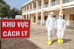 Một khu vực cách ly cho người mắc COVID-19. (Nguồn: TTXVN) 