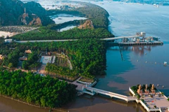 Toàn cảnh Khu Di tích Bạch Đằng Giang. (Nguồn: bachdanggiang.vn) 