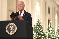 Tổng thống Joe Biden phát biểu tại Nhà Trắng. (Ảnh: AFP/TTXVN) 