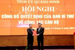 Ông Đặng Xuân Phương giữ chức vụ Phó Bí thư Tỉnh ủy Quảng Ninh