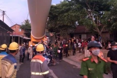 Hiện trường vụ việc. (Nguồn: congan.com.vn) 