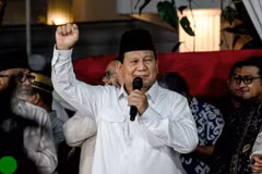 Ông Prabowo Subianto phát biểu tại Jakarta, Indonesia, ngày 20/3/2024. (Ảnh: THX/TTXVN)
