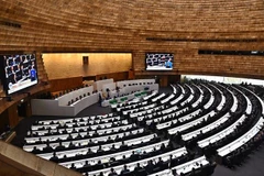 Quang cảnh một phiên họp Quốc hội Thái Lan ở Bangkok. (Ảnh: AFP/TTXVN)