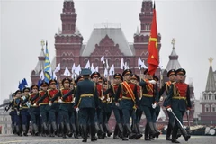 Lễ diễu binh nhân kỷ niệm Ngày Chiến thắng tại Quảng trường Đỏ ở thủ đô Moskva, Nga ngày 9/5/2019. (Nguồn: AFP/TTXVN) 