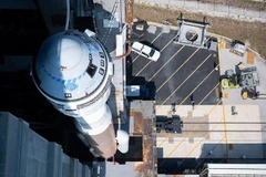 Tàu vũ trụ Starliner tại Trạm vũ trụ Cape Canaveral ở Florida, Mỹ, ngày 18/5/2022. (Ảnh: AFP/TTXVN)