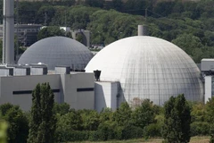 Nhà máy điện hạt nhân Neckarwestheim ở miền Nam Đức ngày 26/7/2022. (Ảnh: AFP/TTXVN)