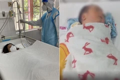 Hai mẹ con sản phụ được cứu sống. (Nguồn: VTC) 