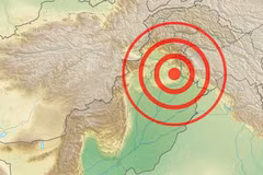 Trận động đất có độ sâu chấn tiêu 104,9km. (Nguồn: Propakistani)