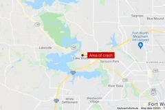 Vị trí chiếc máy bay rơi. (Nguồn: Google) 