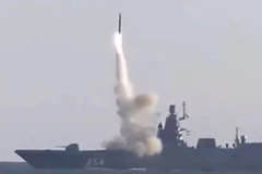 Nga thử nghiệm tên lửa hành trình siêu vượt âm Zircon. (Nguồn: Bộ Quốc phòng Nga) 