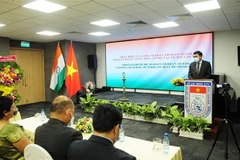 Ông Madan Mohan Sethi, Tổng lãnh sự Ấn Độ tại Thành phố Hồ Chí Minh, phát biểu tại buổi họp mặt. (Ảnh: Xuân Khu/TTXVN) 