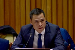 Đại sứ Đặng Hoàng Giang, Trưởng Phái đoàn thường trực Việt Nam tại Liên hợp quốc. (Ảnh: Thanh Tuấn/TTXVN)