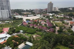 Bãi đất trống Chợ Vũng Tàu, phường Thắng Tam, thành phố Vũng Tàu sẽ được UBND tỉnh Bà Rịa - Vũng Tàu đấu giá. Ảnh: Hoàng Nhị - TTXVN