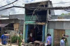 Hiện trường vụ phóng hỏa. (Ảnh: TTXVN phát) 