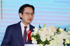 Thứ trưởng Bộ Ngoại giao Đỗ Hùng Việt phát biểu tại hội thảo. (Ảnh: Văn Đức/TTXVN)