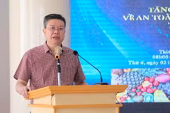 Ông Lê Thanh Hòa, Giám đốc Văn phòng SPS Việt Nam, phát biểu tại hội nghị. (Ảnh: Xuân Anh/TTXVN)