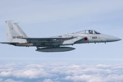 Một chiếc F-15 của Lực lượng phòng vệ trên không Nhật Bản. (Nguồn: Kyodo) 