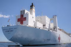 Tàu bệnh viện của Hải Quân Mỹ. (Nguồn: usembassy.gov)