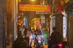 Khu vực nhà trọ nơi xảy ra vụ án mạng. (Nguồn: Báo Lao động)