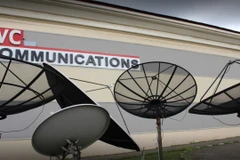 Đài truyền hình TVC bị tấn công bằng bom xăng. (Nguồn: guardian.ng) 