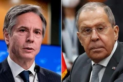 Ngoại trưởng Mỹ Antony Blinken (trái) và Ngoại trưởng Nga Sergei Lavrov (phải). (Nguồn: CNN/TTXVN) 