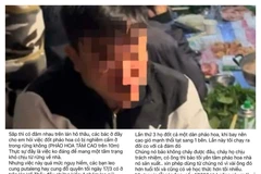 Bài đăng về việc đốt pháo hoa trên mạng xã hội. (Nguồn: Công an tỉnh Lai Châu)