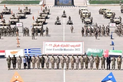 ​Cuộc tập trận chung Hercules-2022 đã bắt đầu tại căn cứ quân sự Mohamed Naguib của Ai Cập từ ngày 21/8. (Nguồn: egypttoday.com) 