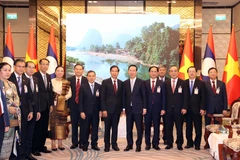 Hoạt động của Chủ tịch nước Võ Văn Thưởng tại Lào trong chiều 10/4