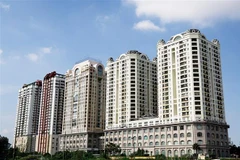 Khu chung cư căn hộ cao cấp trên đường Lê Đại Hành, Quận 10, Thành phố Hồ Chí Minh. (Ảnh: Hồng Đạt/TTXVN) 