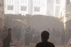 Ít nhất 70 người bị thương trong vụ nổ tại một đền thờ ở thành phố Peshawar. (Nguồn: The Time Of India)