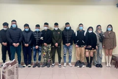 Nhóm đối tượng tụ tập sử dụng ma túy. (Nguồn: An ninh Thủ đô)