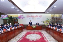 Chủ tịch Quốc hội làm việc với Ban Thường vụ Thành ủy Hải Phòng