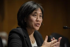 Đại diện Thương mại Mỹ Katherine Tai. (Ảnh: AFP/TTXVN) 