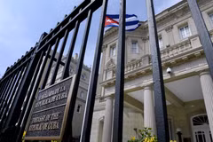 Đại sứ quán Cuba ở thủ đô Washington. (Nguồn: AP) 