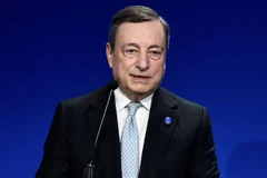 Thủ tướng Italy Mario Draghi phát biểu tại một cuộc họp ở Paris, Pháp ngày 9/6/2022. (Ảnh: AFP/TTXVN) 