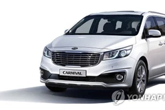 Chiếc minivan Sedona (còn được gọi với tên Carnival tại thị trường Hàn Quốc). (Nguồn: Yonhap) 