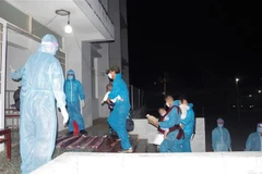 ​Khu cách ly tập trung tại Khu nhà ở sinh viên (Phường 1, Thành phố Bạc Liêu). (Ảnh: Chanh Đa/TTXVN) 