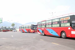 Bến xe khách liên tỉnh phía Nam mới. (Ảnh: Đặng Tuấn/TTXVN)