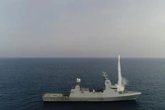  Israel vừa thử nghiệm thành công một hệ thống phòng không trang bị trên tàu biển. (Nguồn: israeldefense.co.il) 