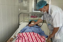 Sức khỏe bệnh nhân nữ P.T.H.M ổn định sau can thiệp. (Ảnh: TTXVN phát)