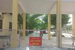 Một góc Bệnh viện dã chiến số 1 tỉnh Nghệ An làm nhiệm vụ điều trị bệnh nhân COVID-19. (Ảnh: Trung Thành/TTXVN) 